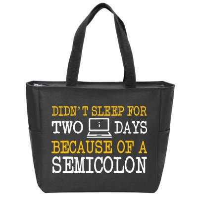 Programmer Computer Software Engineer Web Developer Coder Zip Tote Bag