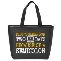 Programmer Computer Software Engineer Web Developer Coder Zip Tote Bag