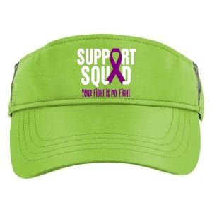 Pancreatic Cancer Support Squad Pancreatic Cancer Awareness Gift Adult Drive Performance Visor