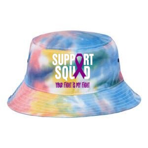 Pancreatic Cancer Support Squad Pancreatic Cancer Awareness Gift Tie Dye Newport Bucket Hat