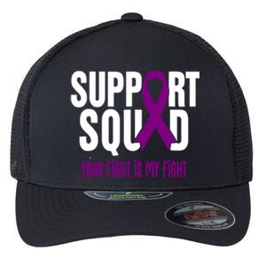 Pancreatic Cancer Support Squad Pancreatic Cancer Awareness Gift Flexfit Unipanel Trucker Cap