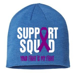 Pancreatic Cancer Support Squad Pancreatic Cancer Awareness Gift Sustainable Beanie