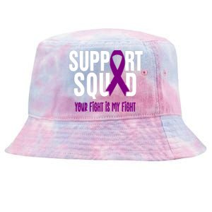 Pancreatic Cancer Support Squad Pancreatic Cancer Awareness Gift Tie-Dyed Bucket Hat