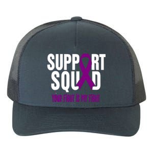 Pancreatic Cancer Support Squad Pancreatic Cancer Awareness Gift Yupoong Adult 5-Panel Trucker Hat