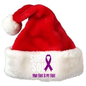 Pancreatic Cancer Support Squad Pancreatic Cancer Awareness Gift Premium Christmas Santa Hat