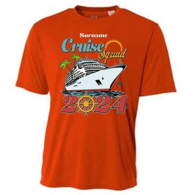 Personalized Cruise Squad Vacation Custom Name 2024 Cooling Performance Crew T-Shirt