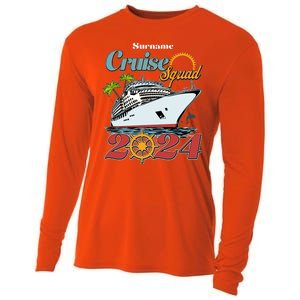 Personalized Cruise Squad Vacation Custom Name 2024 Cooling Performance Long Sleeve Crew