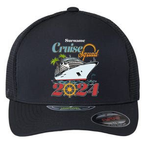 Personalized Cruise Squad Vacation Custom Name 2024 Flexfit Unipanel Trucker Cap