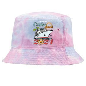 Personalized Cruise Squad Vacation Custom Name 2024 Tie-Dyed Bucket Hat