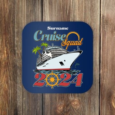 Personalized Cruise Squad Vacation Custom Name 2024 Coaster