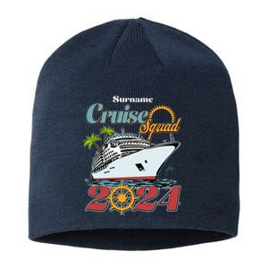 Personalized Cruise Squad Vacation Custom Name 2024 Sustainable Beanie