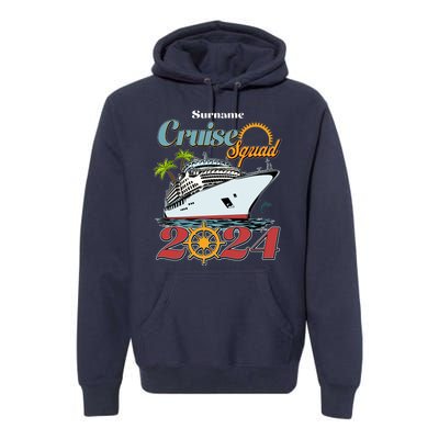 Personalized Cruise Squad Vacation Custom Name 2024 Premium Hoodie