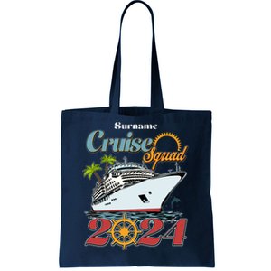 Personalized Cruise Squad Vacation Custom Name 2024 Tote Bag