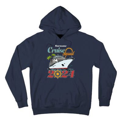 Personalized Cruise Squad Vacation Custom Name 2024 Tall Hoodie