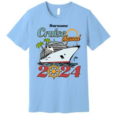 Personalized Cruise Squad Vacation Custom Name 2024 Premium T-Shirt