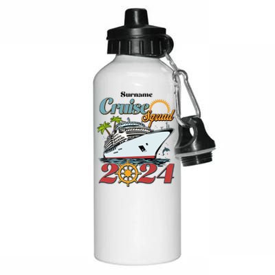 Personalized Cruise Squad Vacation Custom Name 2024 Aluminum Water Bottle