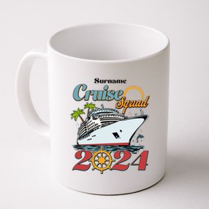 Personalized Cruise Squad Vacation Custom Name 2024 Coffee Mug