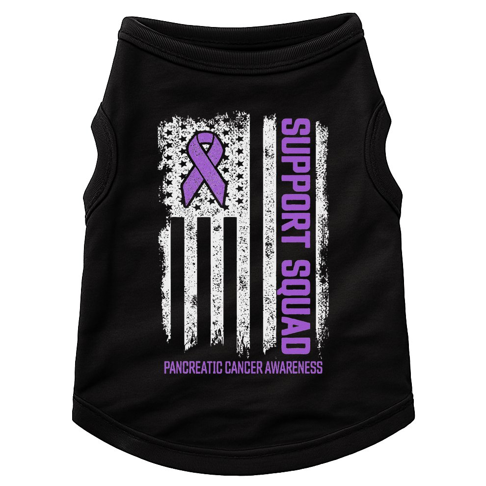Pancreatic Cancer Support Squad Pancreatic Cancer Awareness Doggie Tank