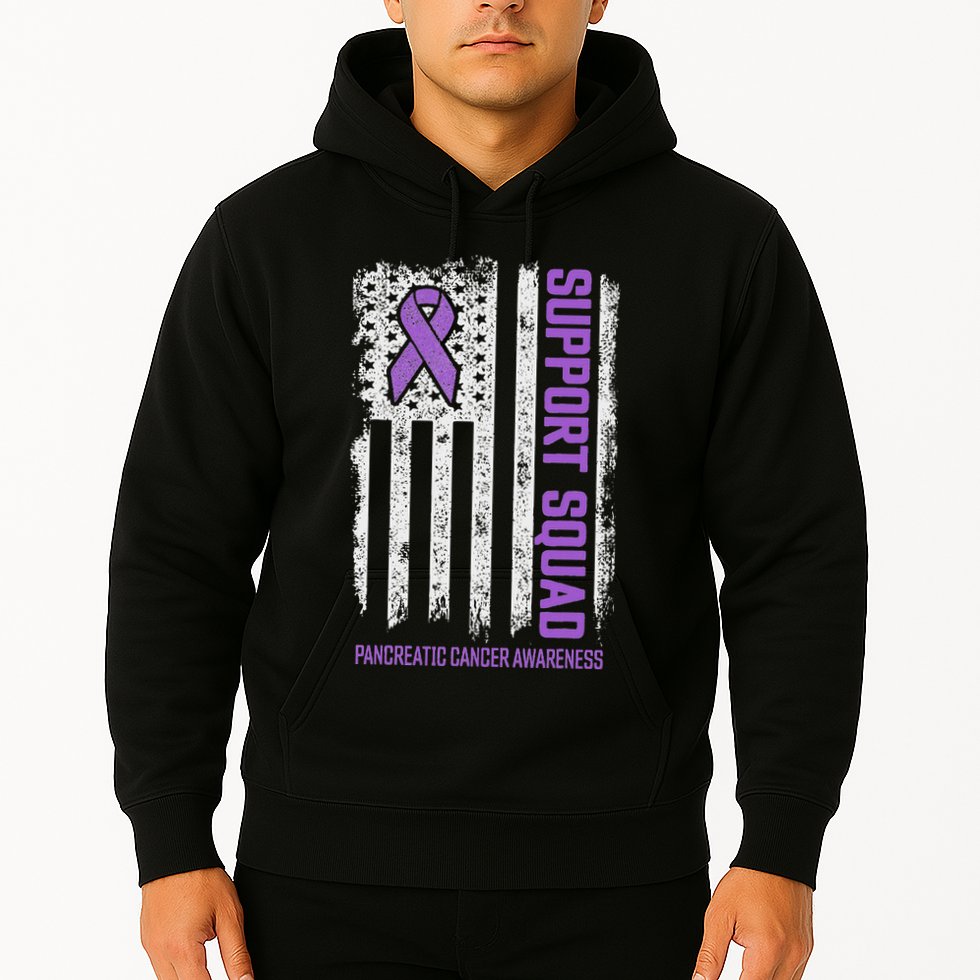 Pancreatic Cancer Support Squad Pancreatic Cancer Awareness Hoodie