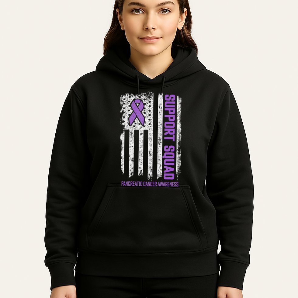 Pancreatic Cancer Support Squad Pancreatic Cancer Awareness Hoodie