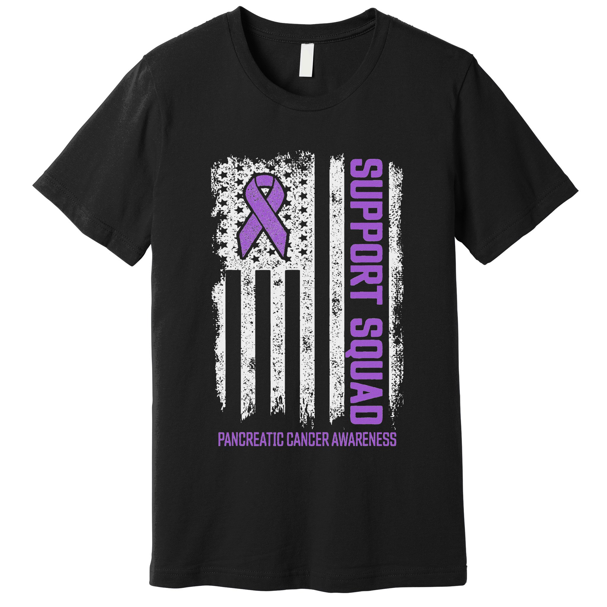 Pancreatic Cancer Support Squad Pancreatic Cancer Awareness Premium T-Shirt