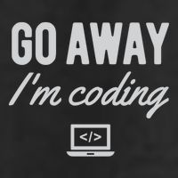 Programmer Coder Software Engineer Gift Go Away IM Coding Gift Knit Cap Winter Beanie