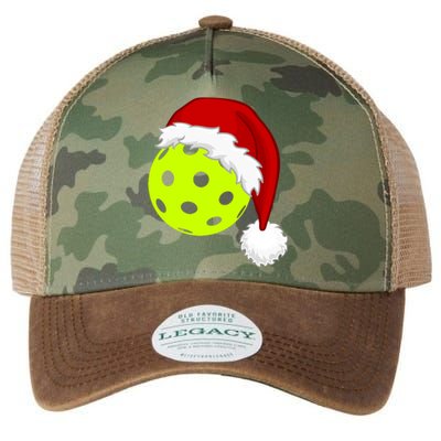 Pickleball Christmas Sana Hat Legacy Tie Dye Trucker Hat