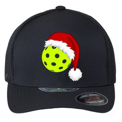 Pickleball Christmas Sana Hat Flexfit Unipanel Trucker Cap