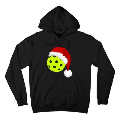 Pickleball Christmas Sana Hat Hoodie