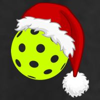 Pickleball Christmas Sana Hat 11oz C Handle Ceramic Mug