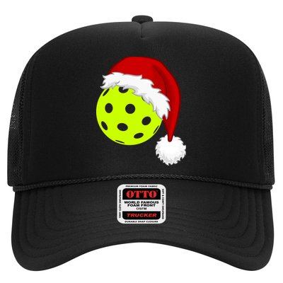 Pickleball Christmas Sana Hat Trucker Hat