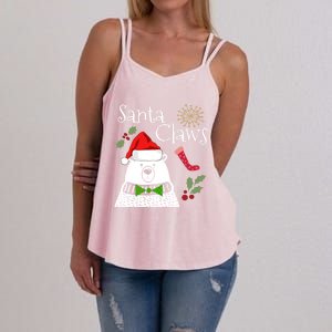 Panda Claws Santa Xmas Christmas Ugly Secret Santa Gift Women's Strappy Tank