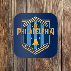 Philadelphia City Shield Badge Designer Edition Coaster