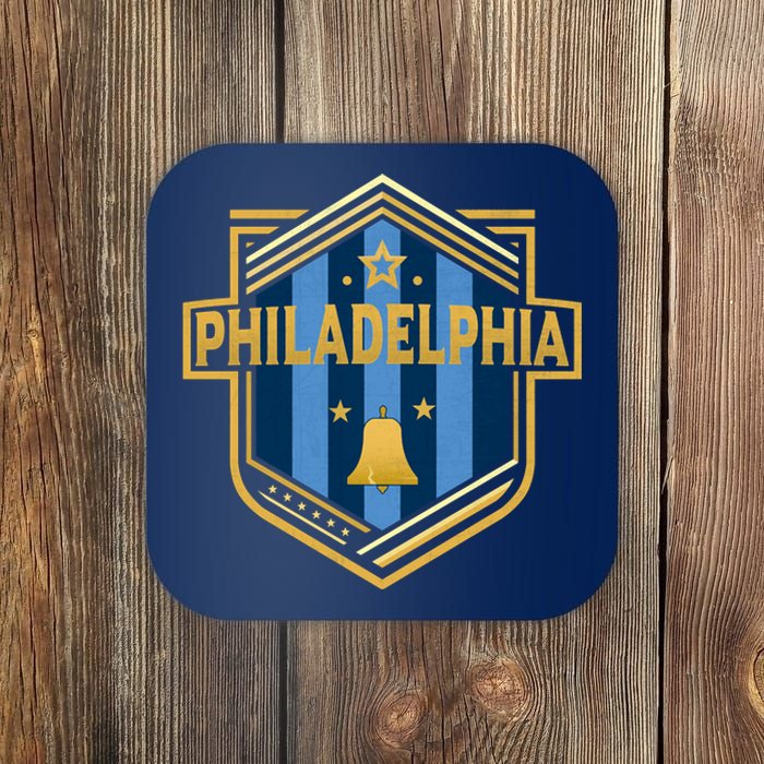 Philadelphia City Shield Badge Designer Edition Coaster