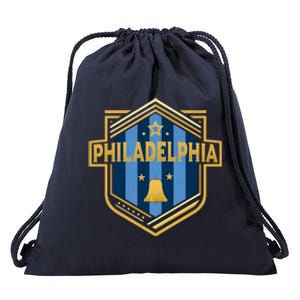 Philadelphia City Shield Badge Designer Edition Drawstring Bag