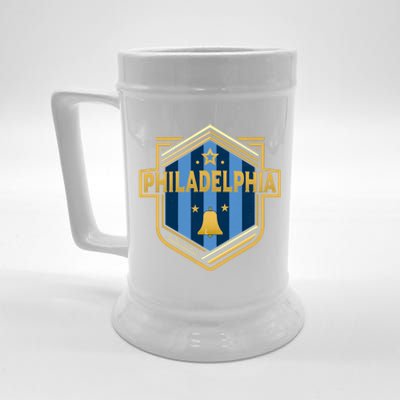 Philadelphia City Shield Badge Designer Edition Beer Stein