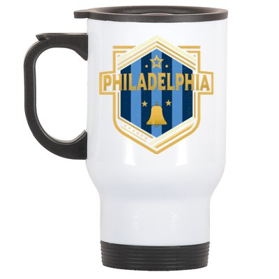 Philadelphia City Shield Badge Designer Edition Stainless Steel Travel Mug