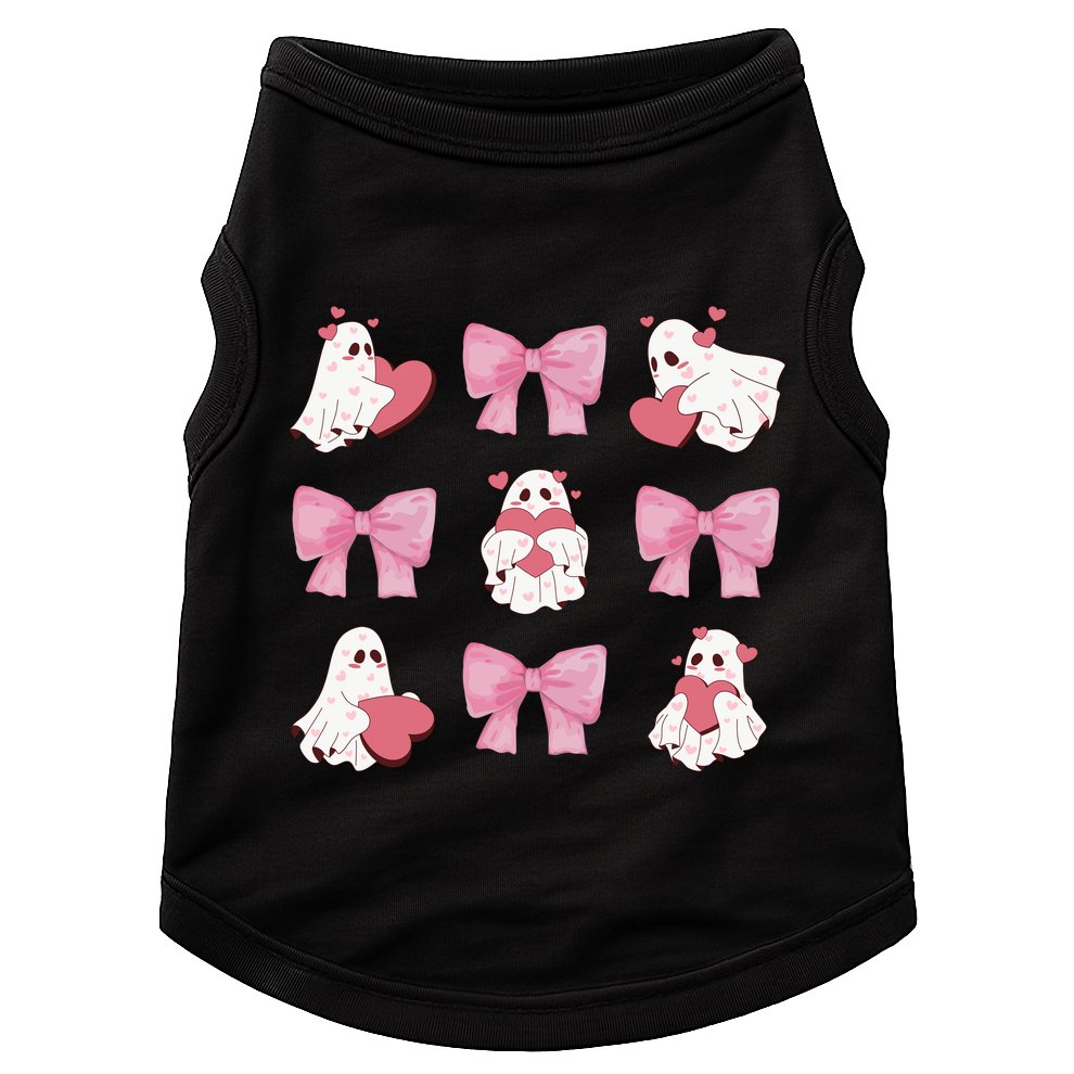 Pink Coquette Spooky Girly Halloween Doggie Tank