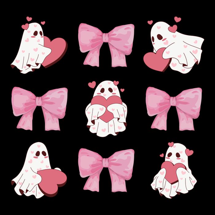 Pink Coquette Spooky Girly Halloween City Backpack