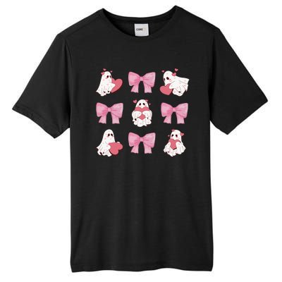 Pink Coquette Spooky Girly Halloween Tall Fusion ChromaSoft Performance T-Shirt