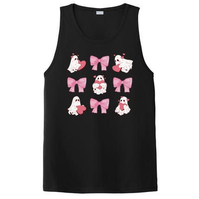 Pink Coquette Spooky Girly Halloween PosiCharge Competitor Tank