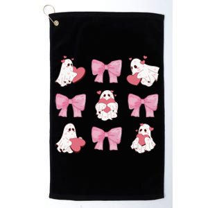 Pink Coquette Spooky Girly Halloween Platinum Collection Golf Towel