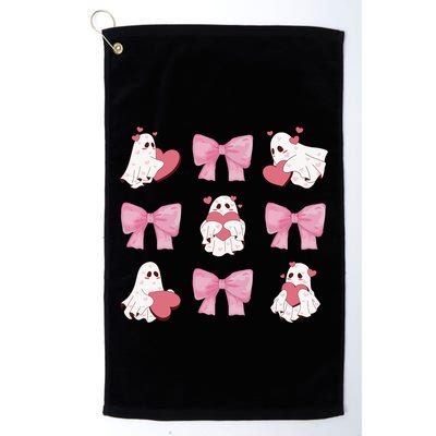 Pink Coquette Spooky Girly Halloween Golf Towel