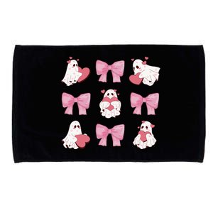 Pink Coquette Spooky Girly Halloween Microfiber Hand Towel