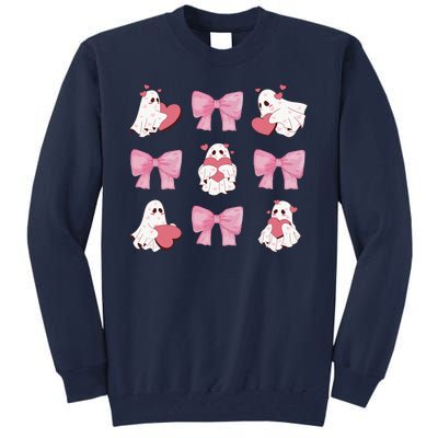 Pink Coquette Spooky Girly Halloween Tall Sweatshirt