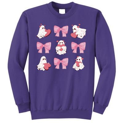 Pink Coquette Spooky Girly Halloween Sweatshirt