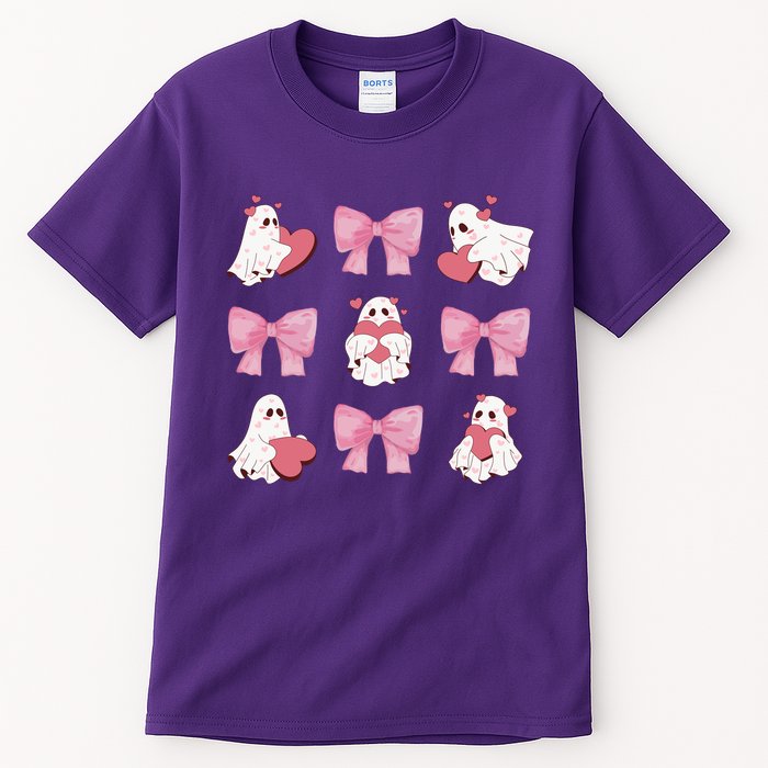 Pink Coquette Spooky Girly Halloween Tall T-Shirt