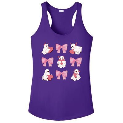 Pink Coquette Spooky Girly Halloween Ladies PosiCharge Competitor Racerback Tank