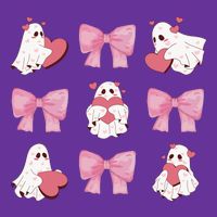 Pink Coquette Spooky Girly Halloween Baby Bodysuit