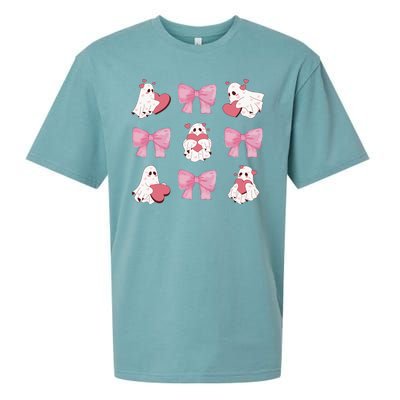 Pink Coquette Spooky Girly Halloween Sueded Cloud Jersey T-Shirt